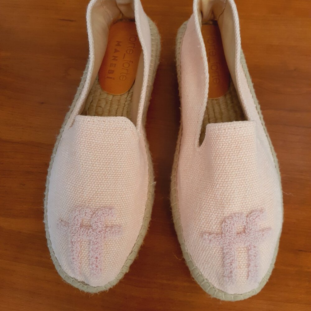 Forte_forte x Manebi Pink Espadrilles